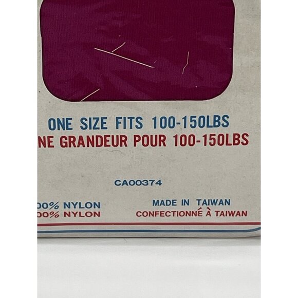 Dance Exercise Tights One Size fits 100-150 lbs 100 % Nylon Vintage Full Foot - Picture 3 of 6